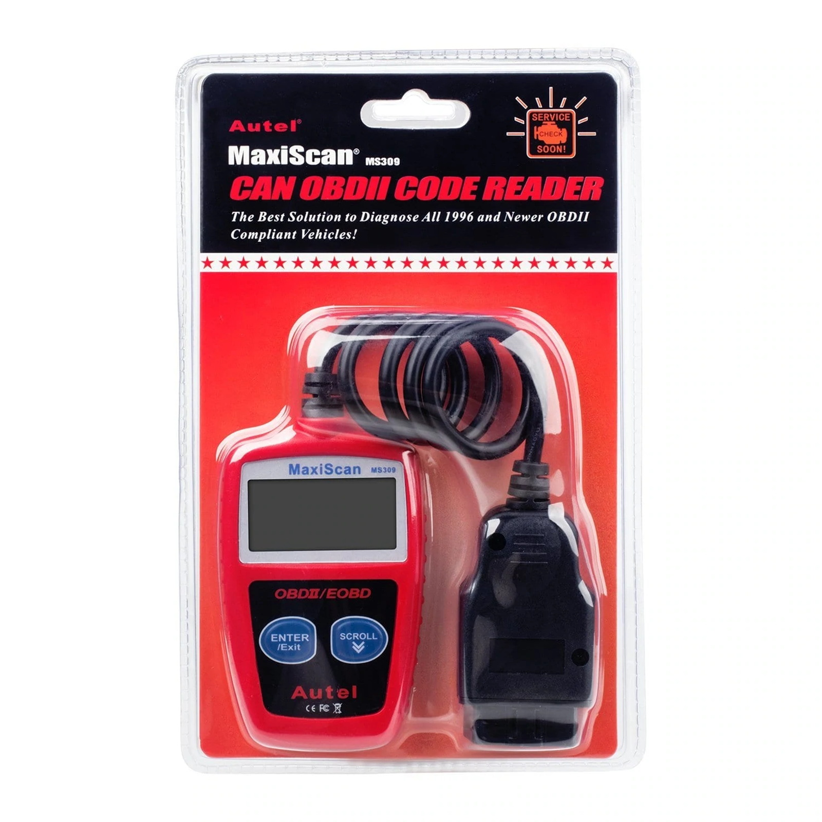 Autel MaxiScan MS309 CAN OBD-II Diagnostic Code Scanner. 